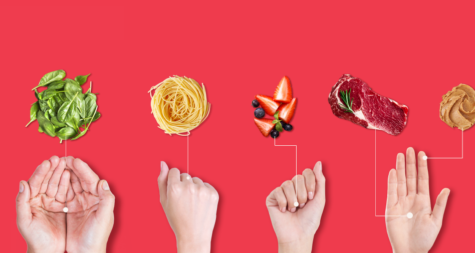 Nutricápsula: Porciones con las manos