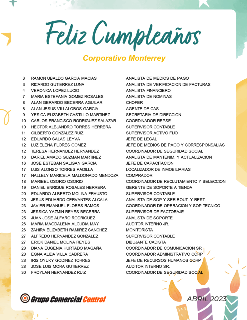 Abril Corporativo Monterrey