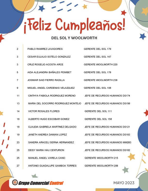 CUMPLEAÑOS DSWW