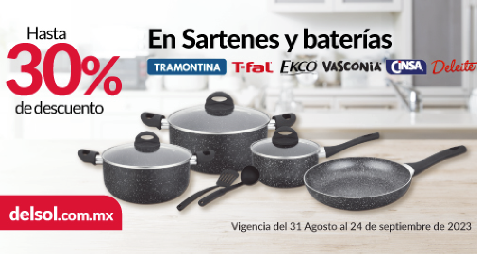 ¡Equipa tu cocina con los mejores sartenes y baterías! Ofertas Tienda en Línea