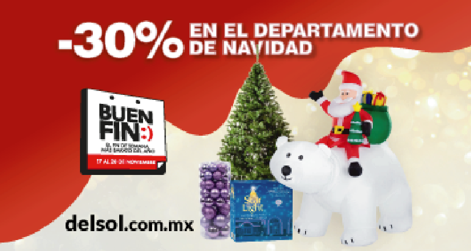 No te pierdas del Buen Fin en delsol.com.mx