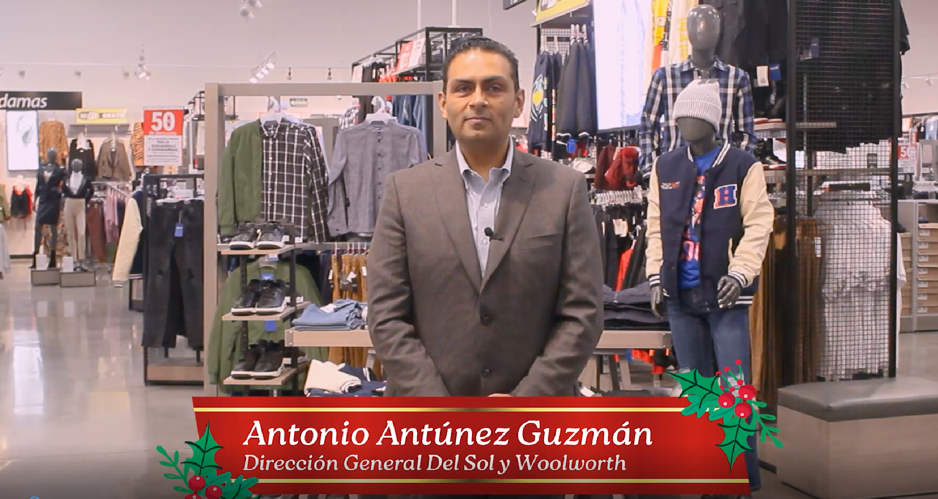 Mensaje de Dirección General de Del Sol y Woolworth