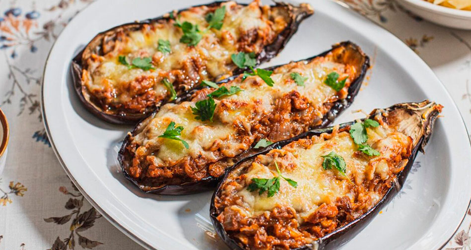 Recetario: Berenjenas rellenas de atún