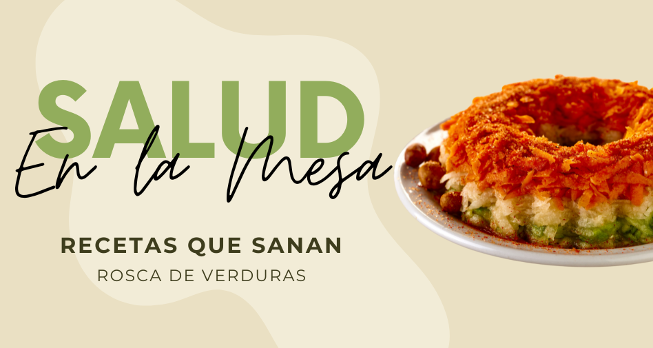 Refresca tu día con esta botana nutritiva: Rosca de Verduras.