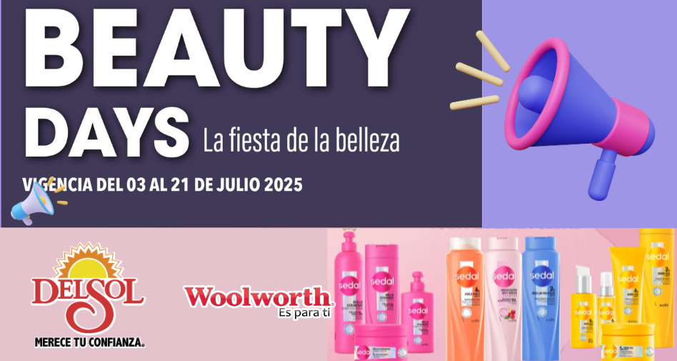 Ofertas Del Sol y Woolworth –  Julio