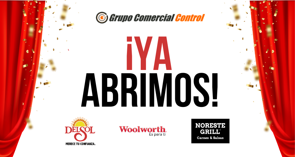 ¡Ya abrimos! Woolworth 217 Acapulco y Del Sol 1201.